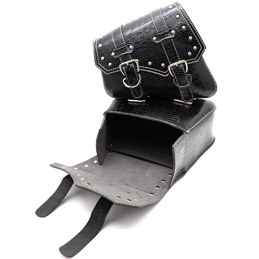 Black Luxury Triangle Crocodil - Luxury Bags Luggage ulasan dan harga