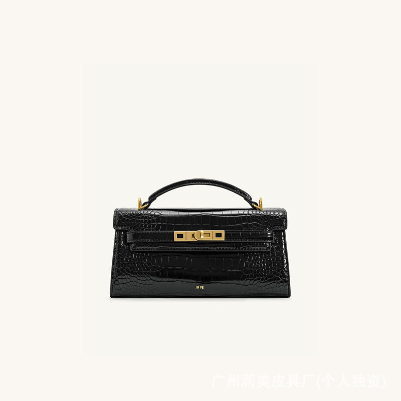 JW PEI Noor Women's Croc Embos - Structured Handbag Top Handle ulasan dan harga