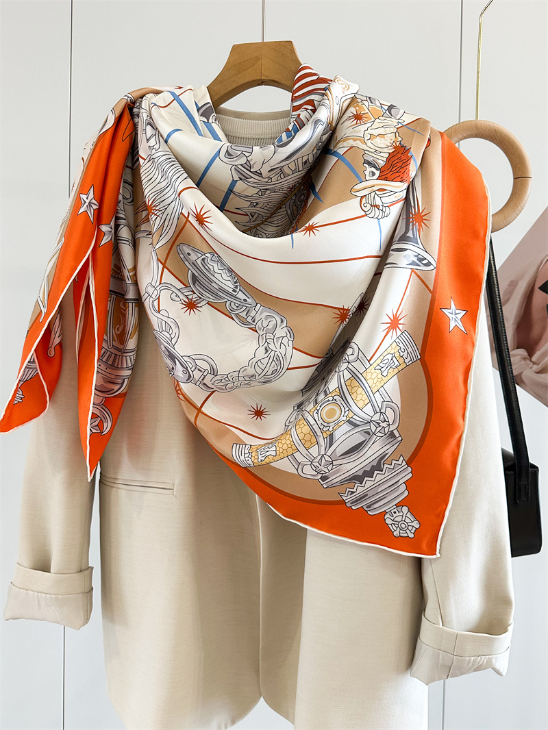 Luxury Brand Scarf Large Silk  - Luxury Bags And Accessories ulasan dan harga