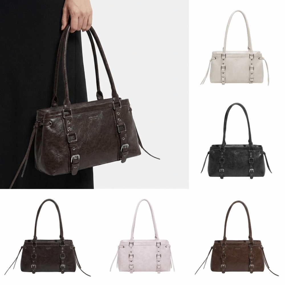 New Structured Shape Women Han - Structured Handbag Top Handle ulasan dan harga