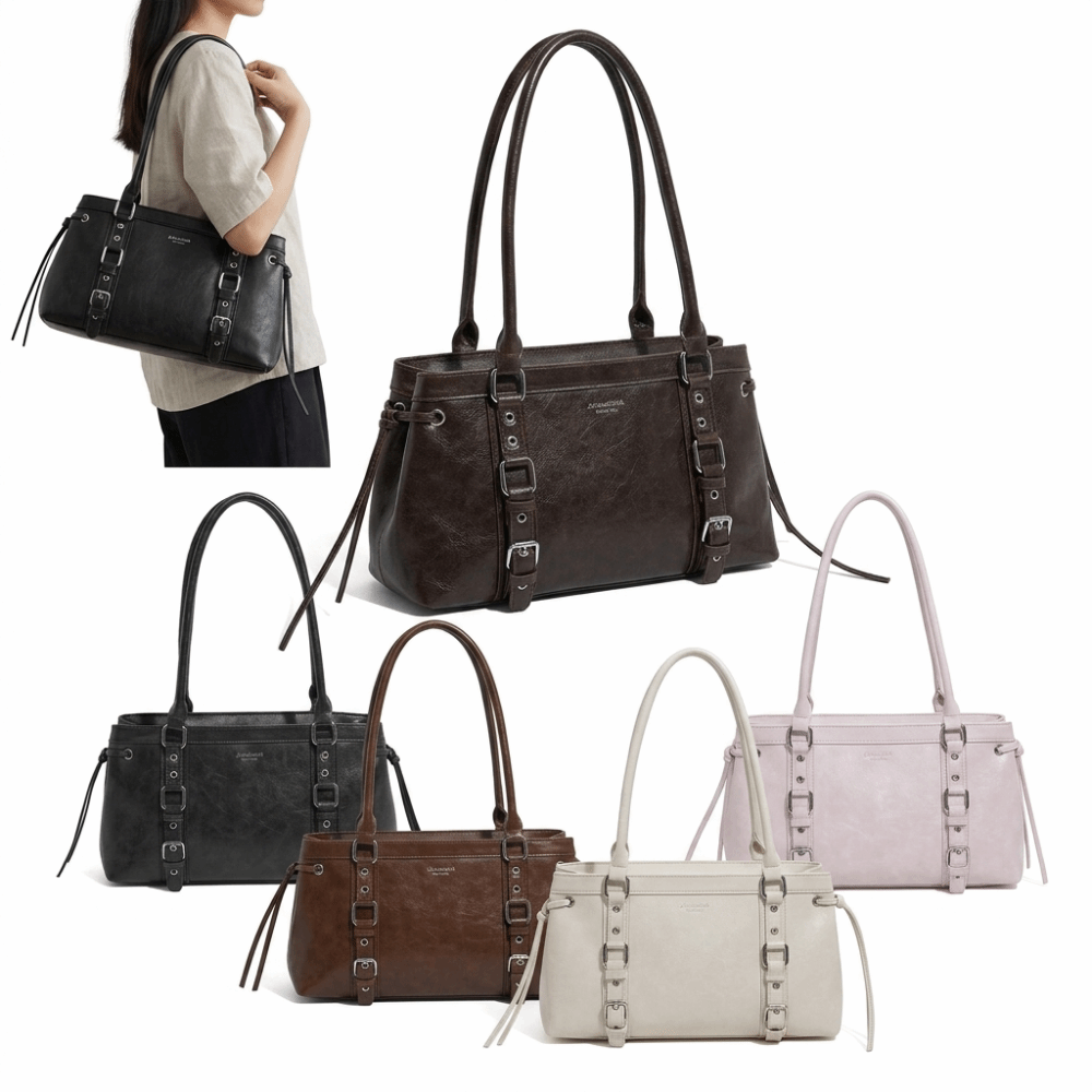 New Structured Shape Women Han - Structured Handbag Top Handle ulasan dan harga