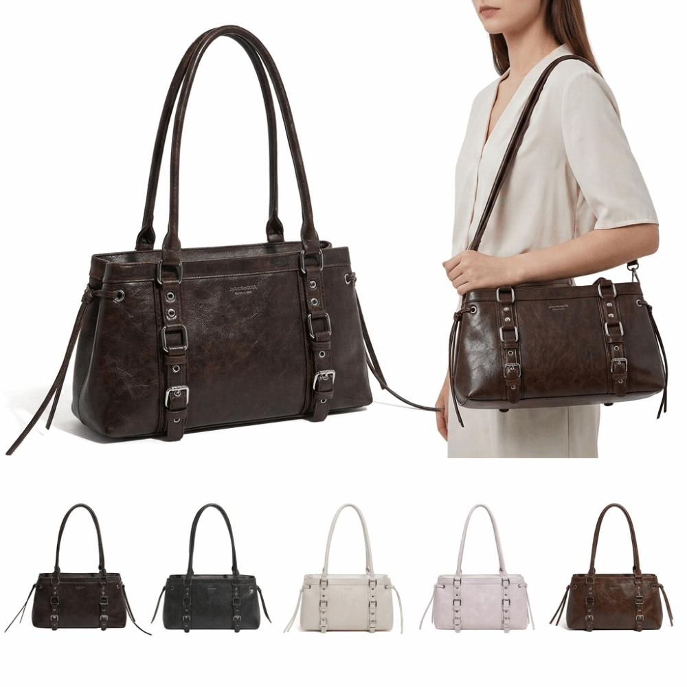 New Structured Shape Women Han - Structured Handbag Top Handle ulasan dan harga