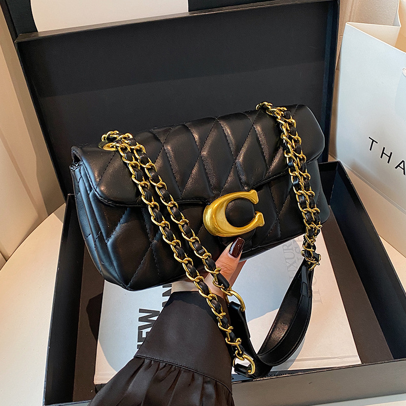 Women Quilted Leather Shoulder - Luxury Bags Coach ulasan dan harga