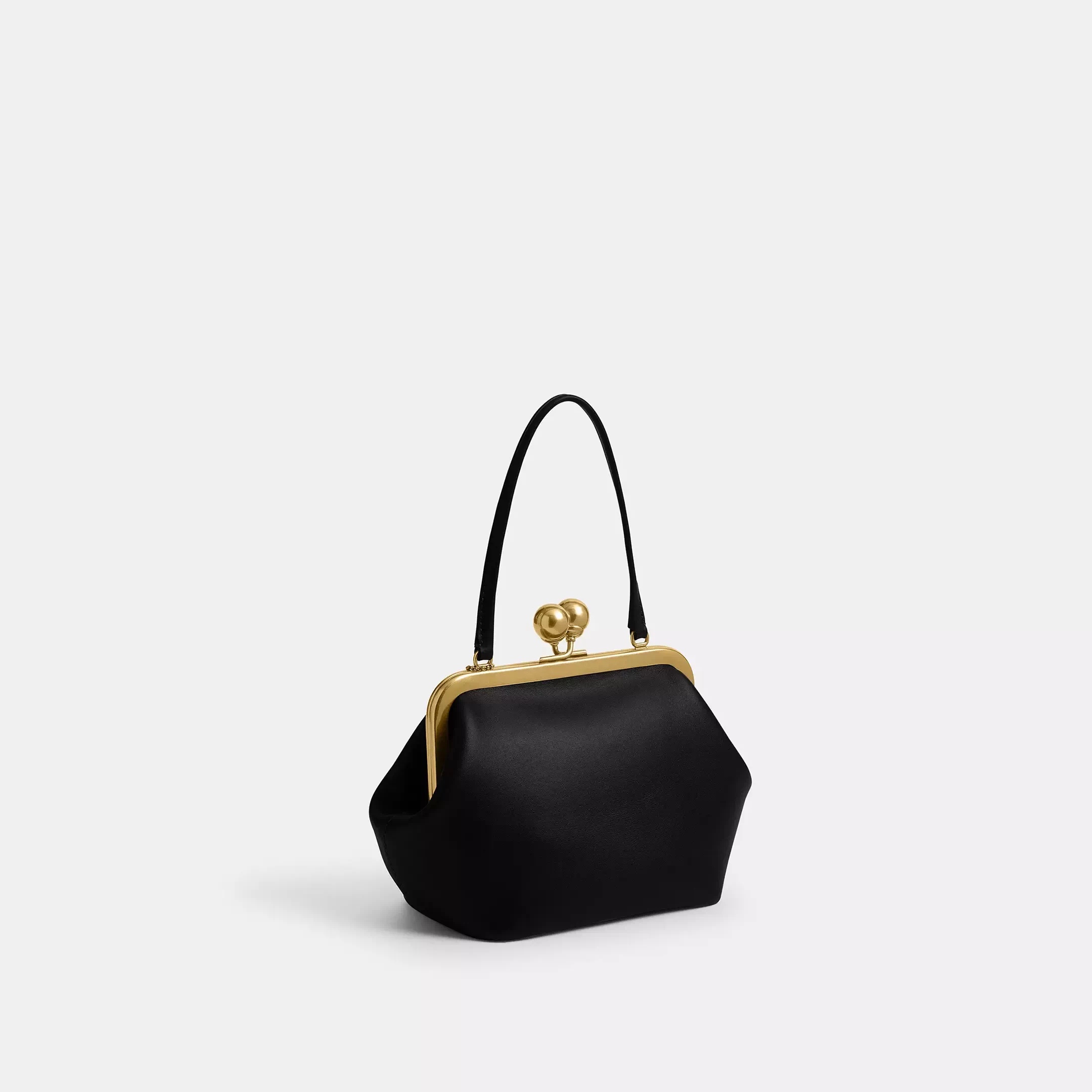 women small kisslock top handl - Structured Handbag Top Handle ulasan dan harga
