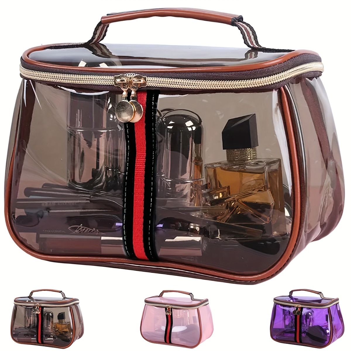 Women' Transparent Apple-Theme - Structured Handbag Top Handle ulasan dan harga