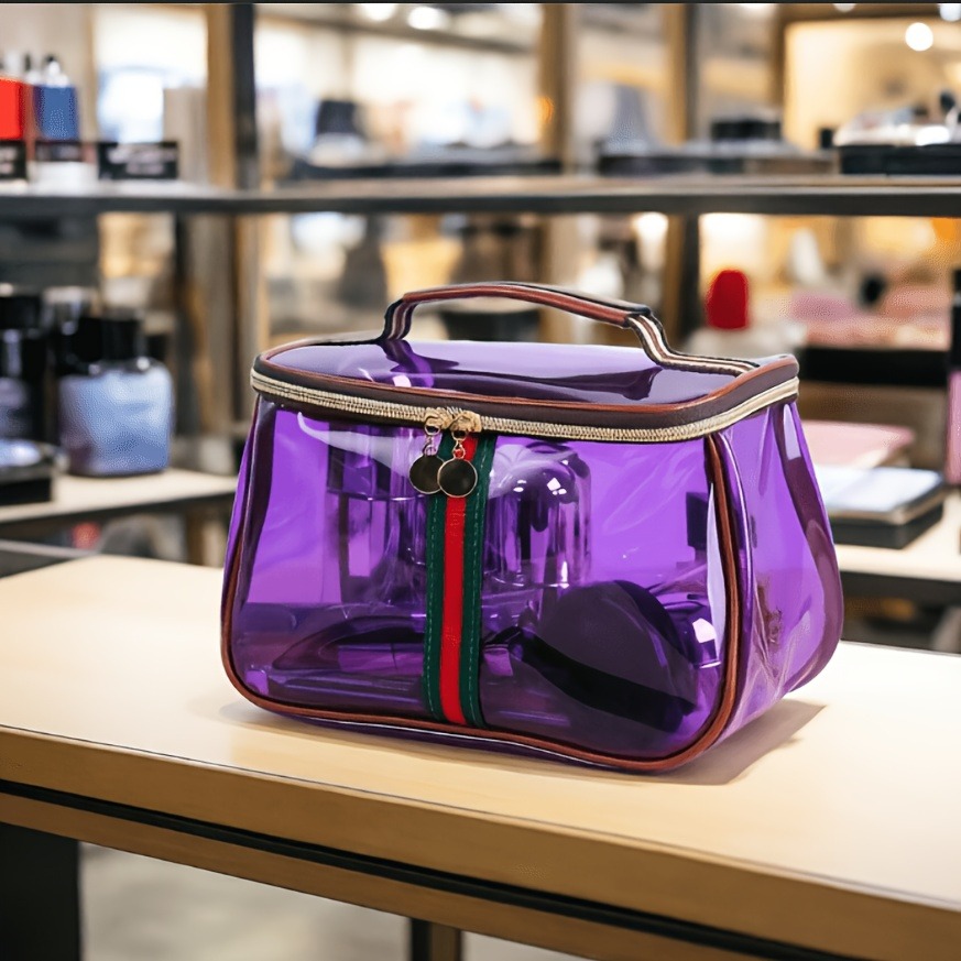 Women' Transparent Apple-Theme - Structured Handbag Top Handle ulasan dan harga