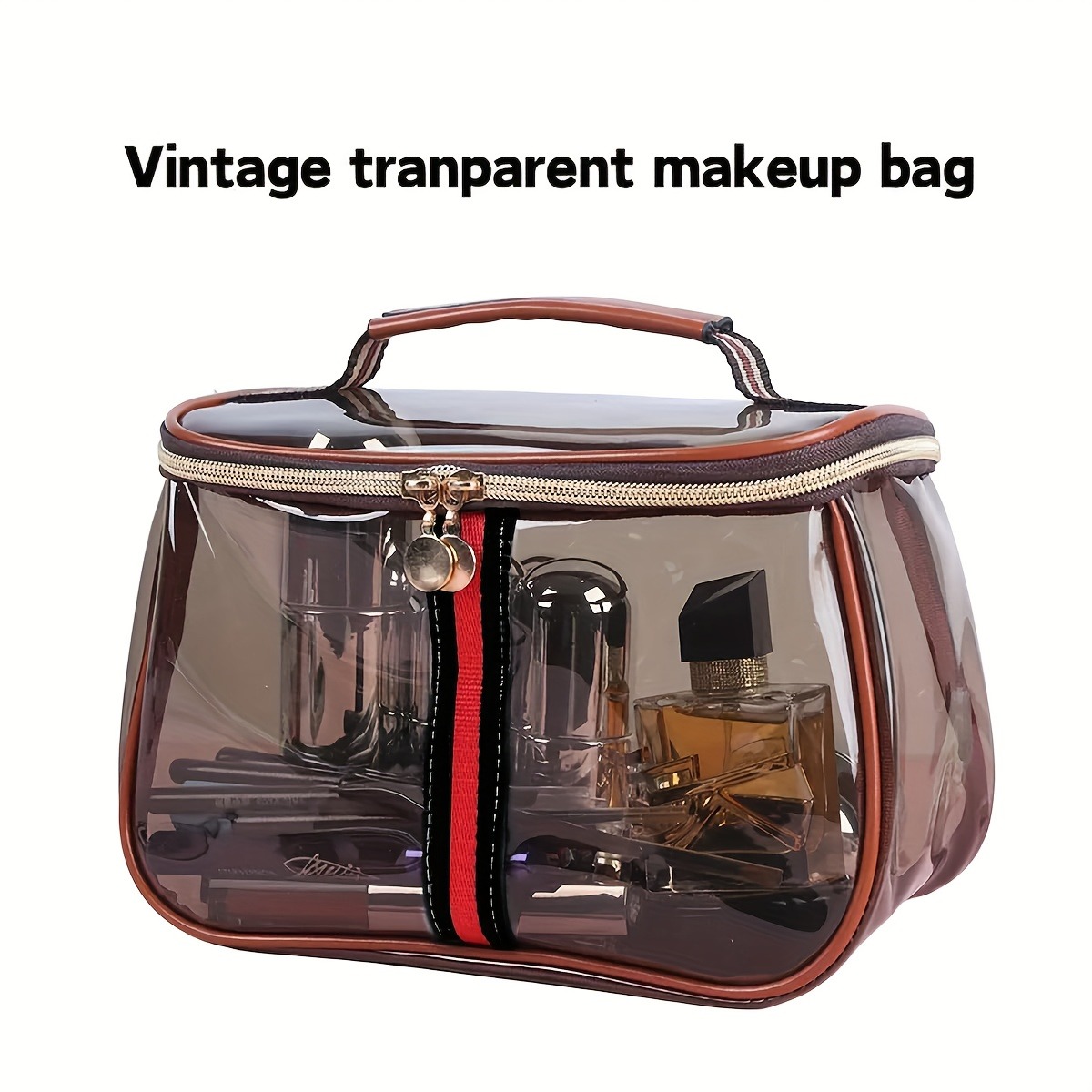 Women' Transparent Apple-Theme - Structured Handbag Top Handle ulasan dan harga