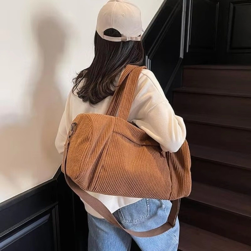 Luxury Corduroy Shoulder Bag L - Luxury Bags Luggage ulasan dan harga