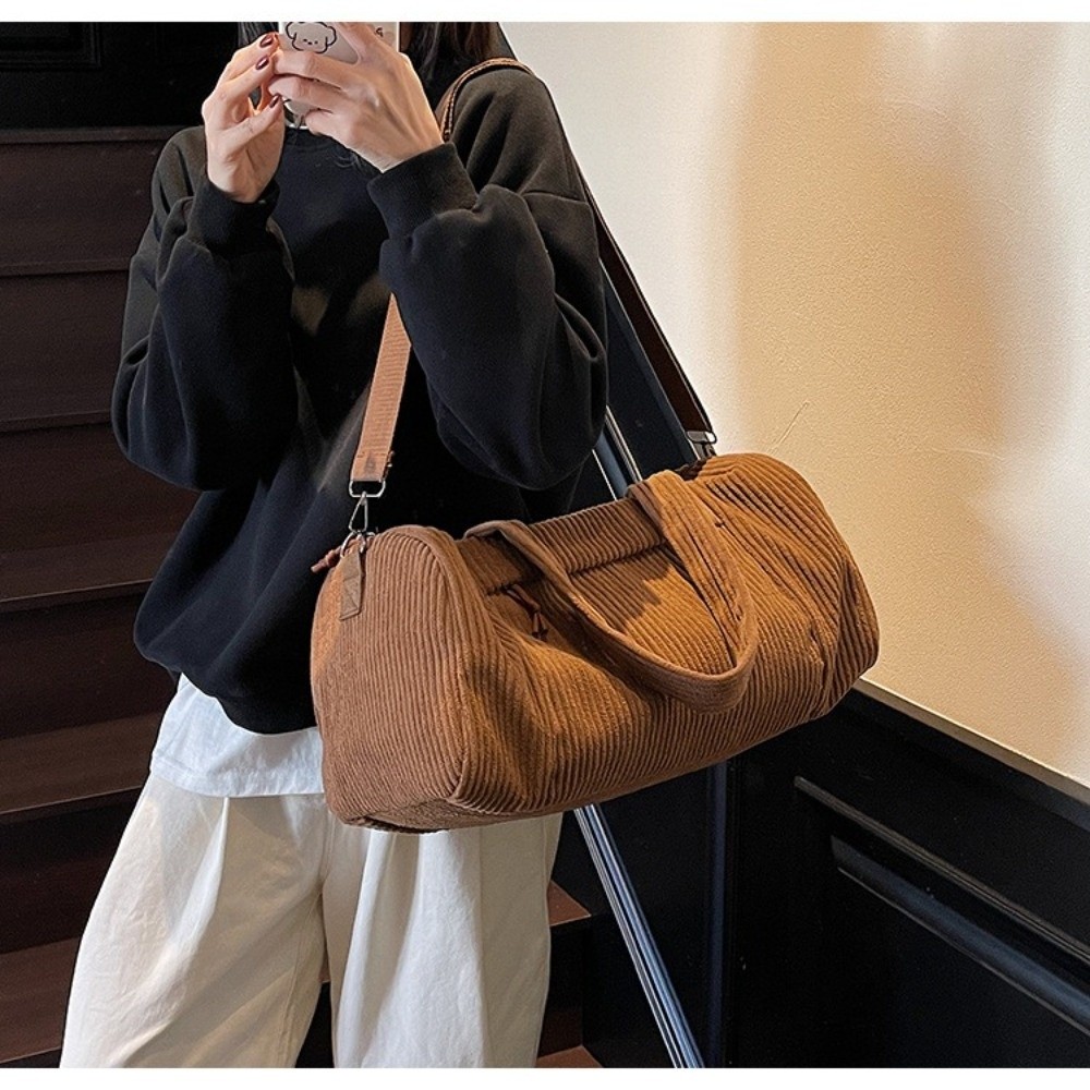 Luxury Corduroy Shoulder Bag L - Luxury Bags Luggage ulasan dan harga
