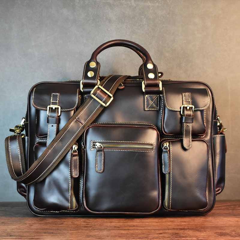 Vintage Men's Black Shoulder B - Luxury Bags Luggage ulasan dan harga