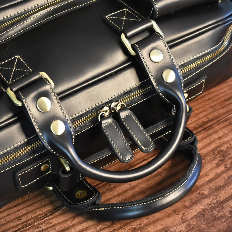 Vintage Men's Black Shoulder B - Luxury Bags Luggage ulasan dan harga