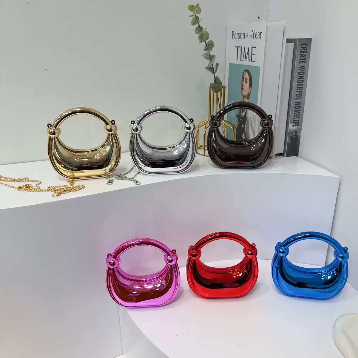Mini Golden Evening Bag Purses - Luxury Bags And Accessories ulasan dan harga