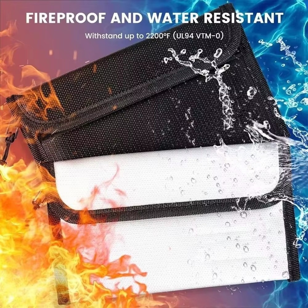 Waterproof Fireproof Document  - Structured Handbag Top Handle ulasan dan harga