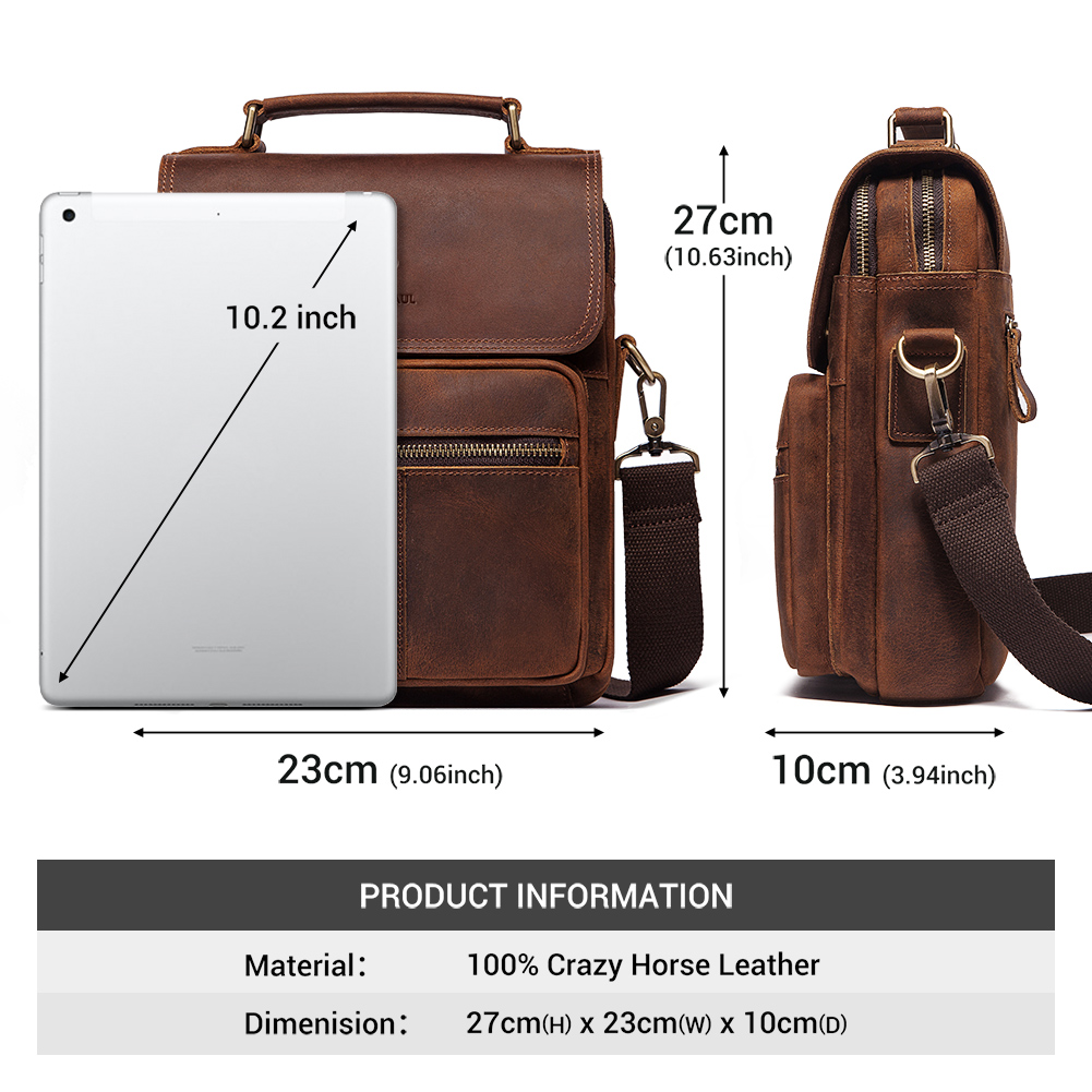 HUMERPAUL Genuine Leather Men' - Luxury Bags Coach ulasan dan harga