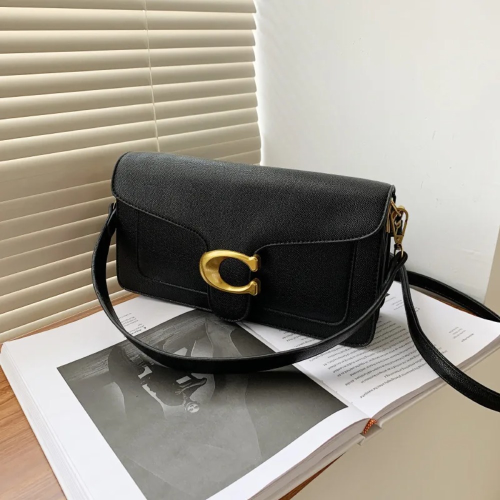 Caviar Grain Small Square Cros - Luxury Bags Coach ulasan dan harga