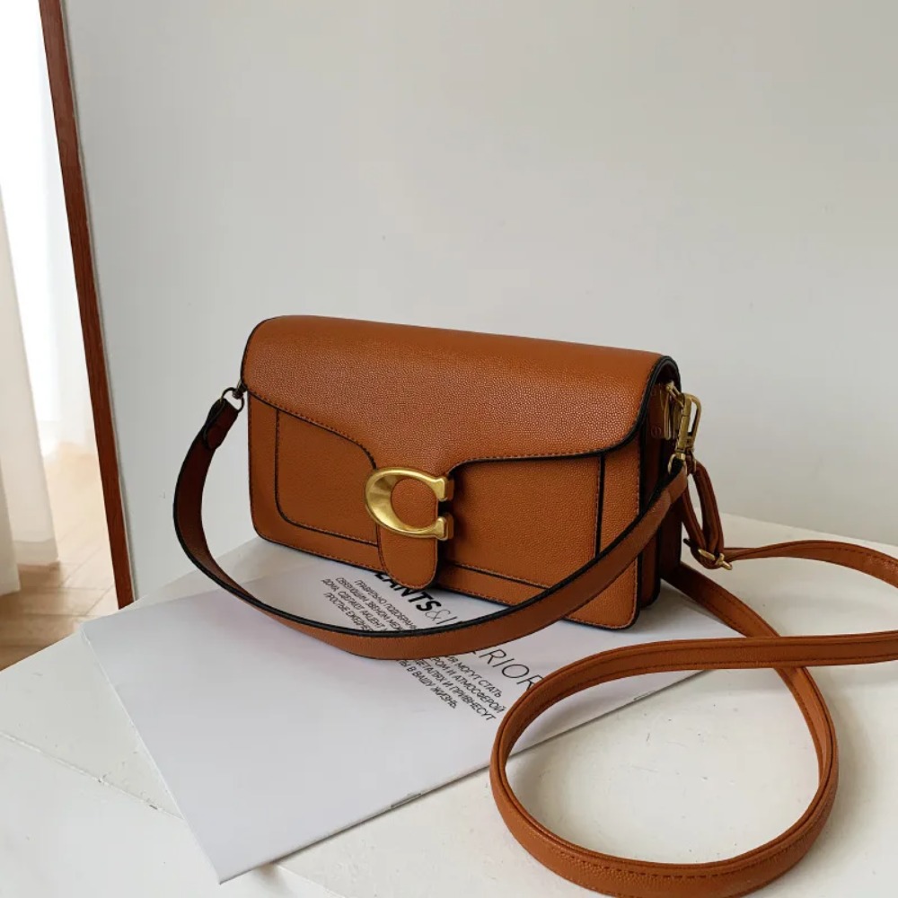 Caviar Grain Small Square Cros - Luxury Bags Coach ulasan dan harga