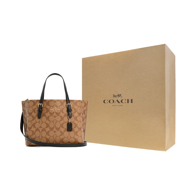 COACH Mollie Coated Canvas Wit - Luxury Bags Coach ulasan dan harga