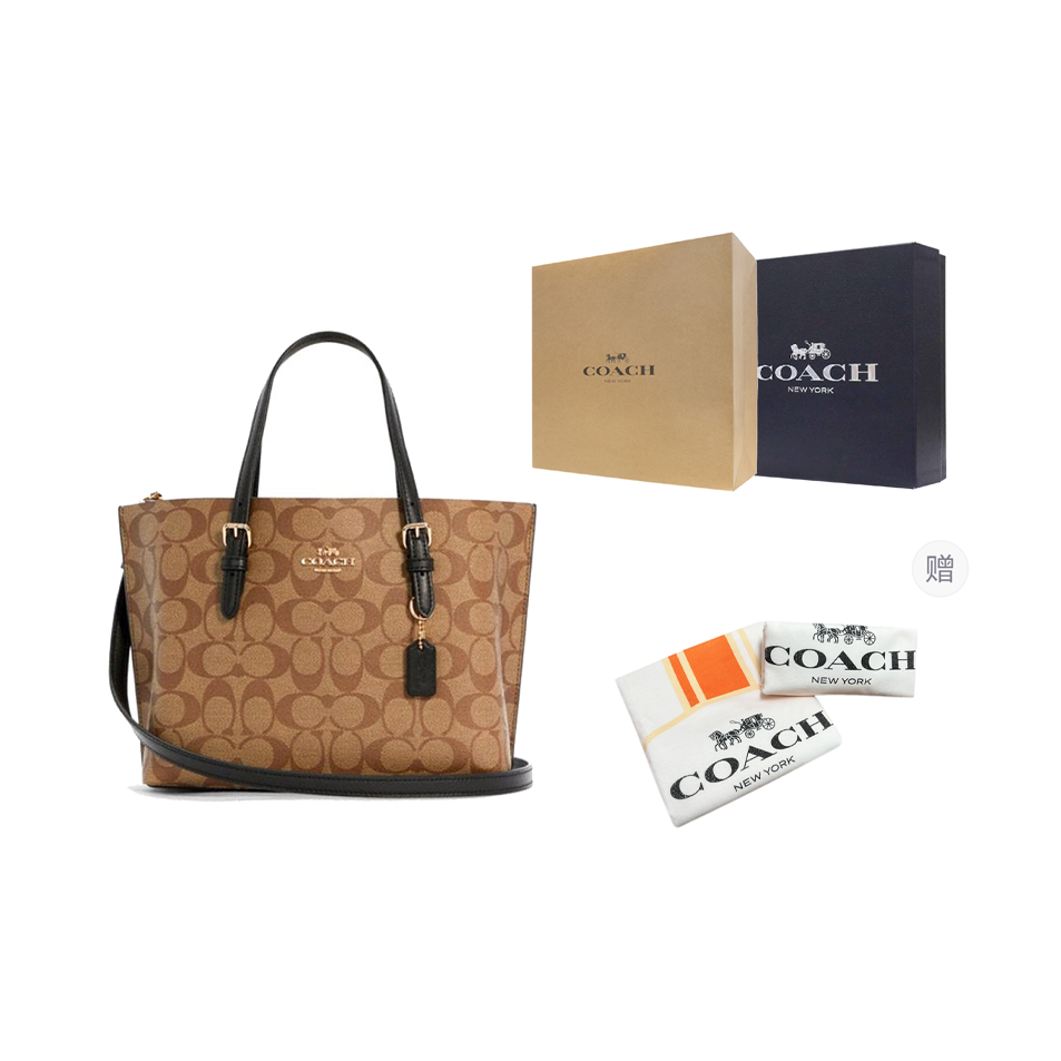 COACH Mollie Coated Canvas Wit - Luxury Bags Coach ulasan dan harga