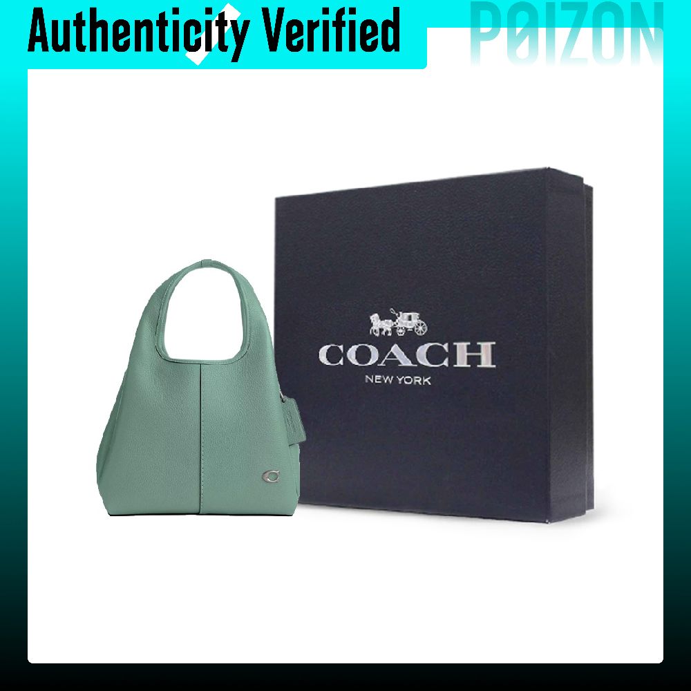COACH Lana Polished Pebbled Le - Luxury Bags Coach ulasan dan harga