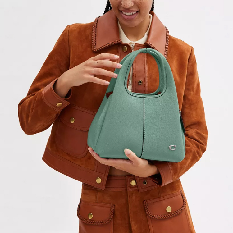 COACH Lana Polished Pebbled Le - Luxury Bags Coach ulasan dan harga