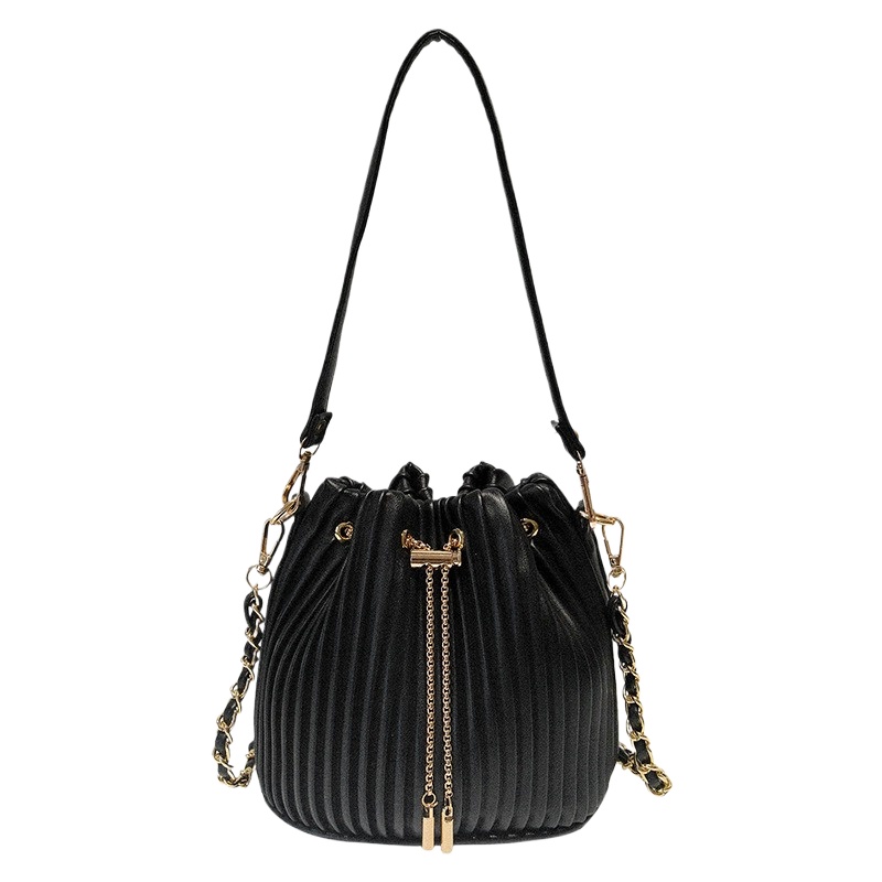 Women's Chain Crossbody Bucket - Structured Handbag Top Handle ulasan dan harga