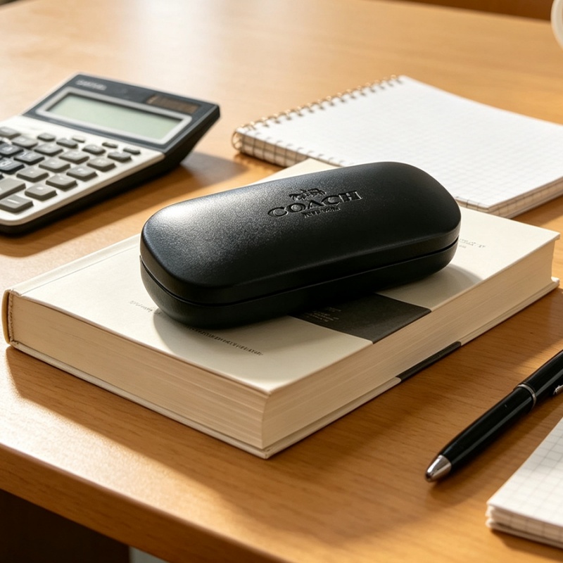 COACH Black Hard Glasses Case  - Luxury Bags Coach ulasan dan harga