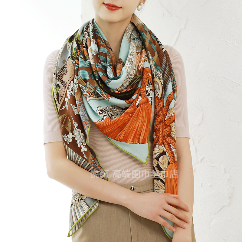 Luxury Designer Silk Wool Scar - Luxury Bags And Accessories ulasan dan harga