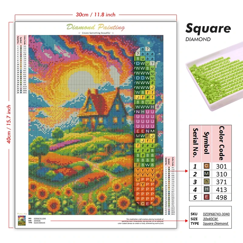 Diamond Painting Ice Flower Pr - Luxury Bags Europe ulasan dan harga